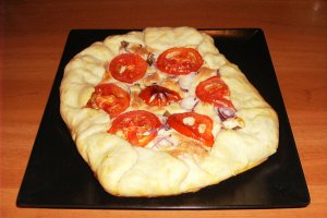 Turtiţă cu ciuperci si caşcaval