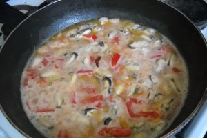 Cannelloni cu fructe de mare