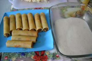 Cannelloni cu fructe de mare