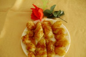 Fructe prajite caramel-post