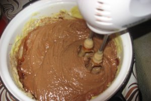 Prajitura cu crema de ciocolata si piure de castane