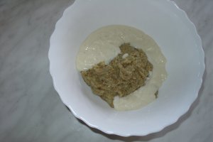 Cubulete de carne cu piure de vinete