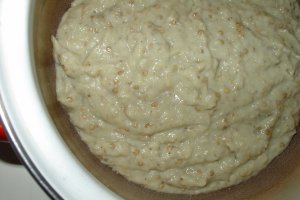 Cubulete de carne cu piure de vinete