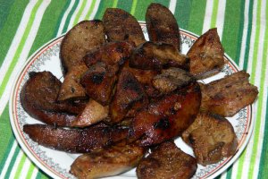 Ficat de porc prajit
