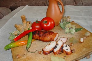Pastrama din piept de pui