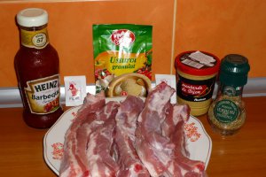 Piept de porc cu sos barbeque, la cuptor