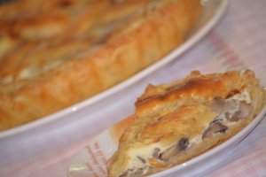 Tarta cu ciuperci