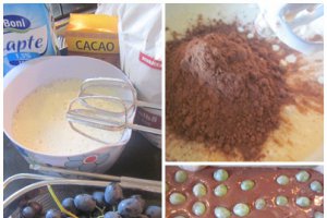 Prăjitură cu struguri și cacao