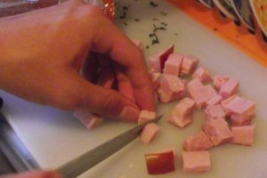 Frittata (Omleta) cu sunca si cascaval