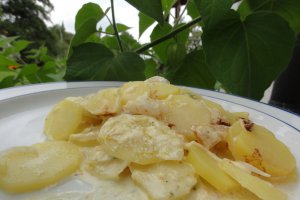 Cartofi gratinati la  cuptor