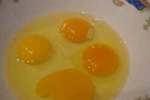 Omleta la cuptor cu branza si rosii chery