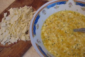 Omleta la cuptor cu branza si rosii chery