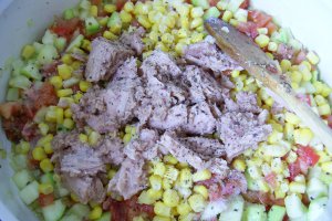 Paste cu ton si legume