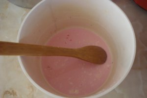 Budinca de capsuni si ciocolata