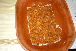 Lasagna cu sos ragu si parmezan