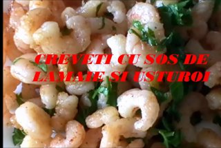 Creveti cu sos de lamaie si usturoi (Reteta Video)