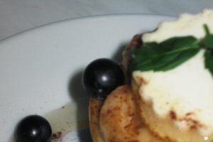 Desert de fructe cu miez de lapte