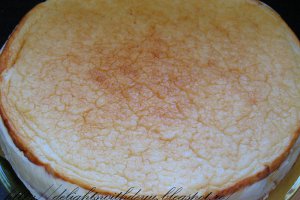 Tort  Dukan cu lemon curd si crema de vanilie