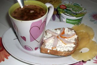 Sandwich fin cu ananas
