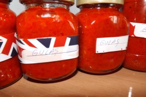 Pasta de gogosari copti sau Gulas