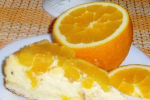 Cheesecake cu portocale