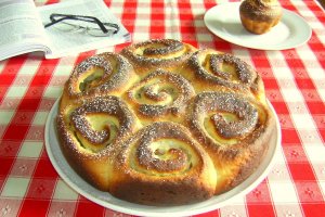 Melcisori sau briose din aluat dospit cu branza