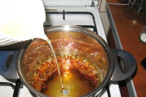 Piept de curcan cu sos de rodii