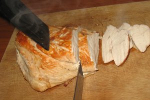 Piept de curcan cu sos de rodii