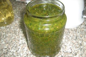 Busuioc verde in ulei
