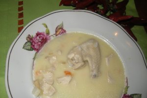 Ciorba de pui a la grec