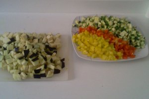 Cous cous cu creveti si legume