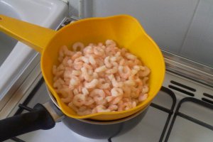 Cous cous cu creveti si legume