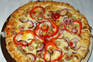 Pizza cu coronita