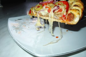 Pizza cu coronita