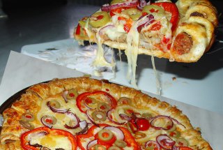 Pizza cu coronita