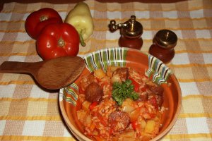 Ghiveci cu carnati in vas Zepter