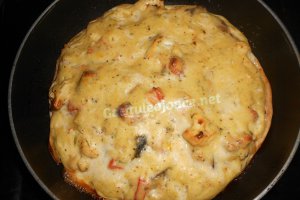 Quiche cu macrou si conopida