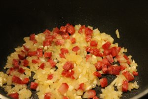 Piept de curcan la gratar cu garnitura de mazare