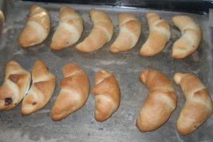Cornuri cu ciocolata
