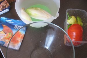 Salata de andive cu somon afumat