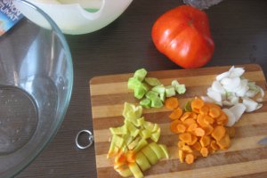 Salata de andive cu somon afumat