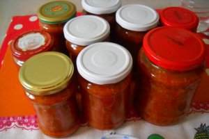Zacusca de vinete cu legume