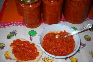 Zacusca de vinete cu legume