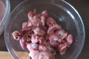 Mancare de pipote si inimi de pui
