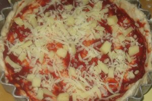 Pizza cu ciuperci