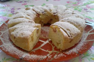 Prajitura cu pere si nectarine