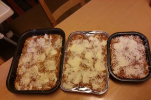 Lasagna cu sos de carne si mozzarella
