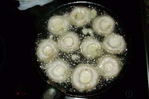 Ciuperci pane cu cartofi-post