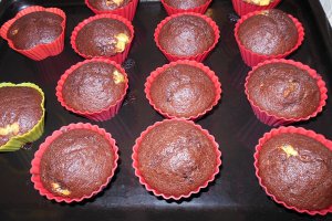 Muffins cu cacao si branza