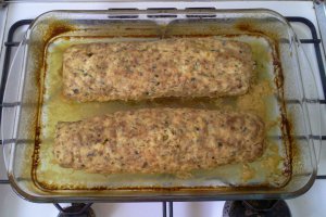 Rulada de carne tocata cu legume